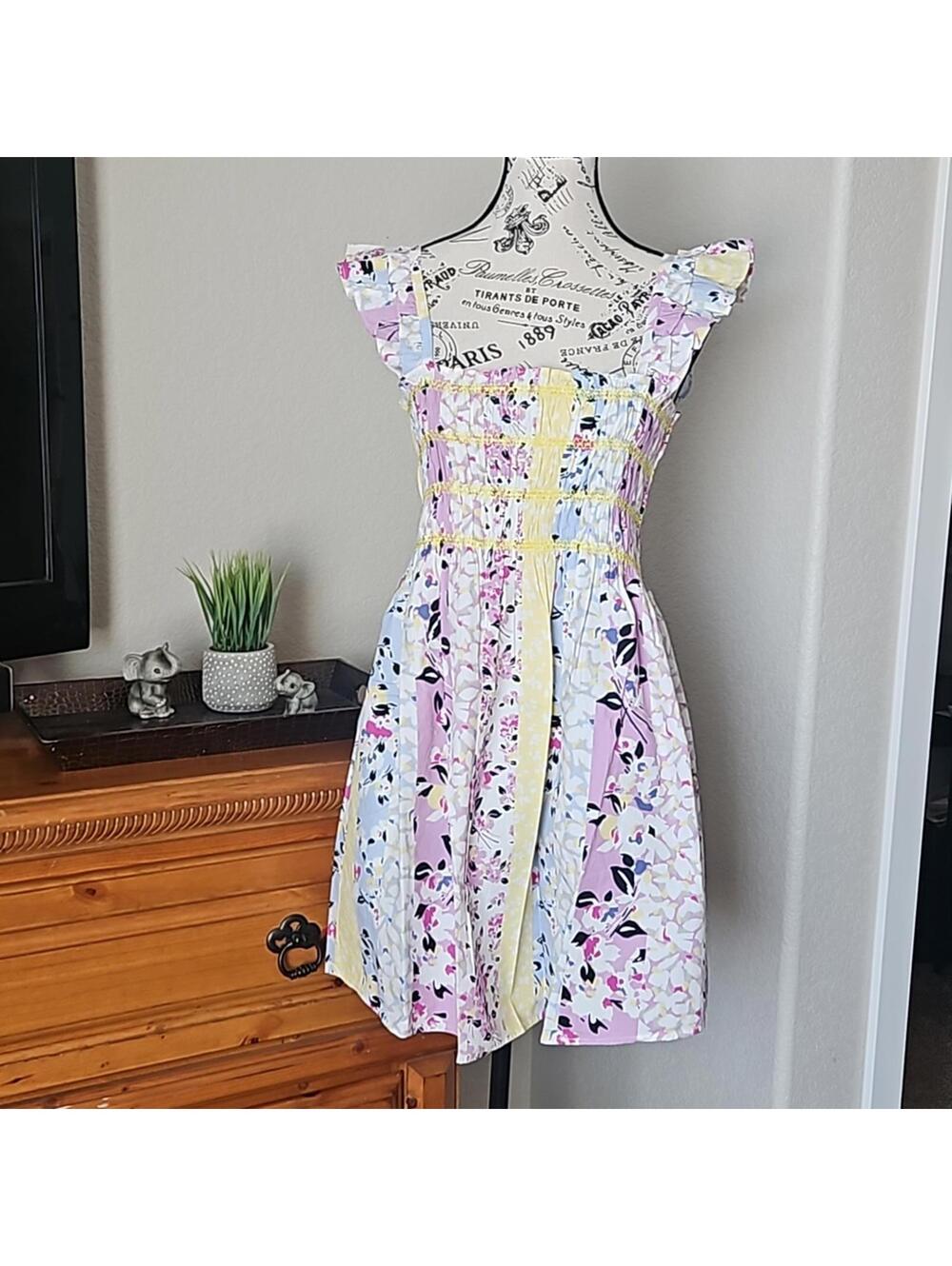 French Connection - 100% Cotton Mini Sun Dress